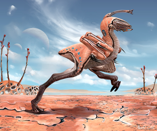 Illustration for article titled Only one artist dares to capture alien creatures in their natural habitat
